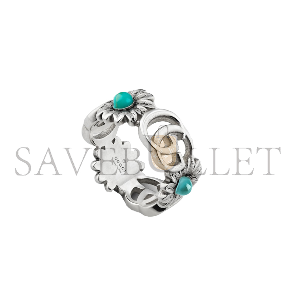 GUCCI GG MARMONT MOTHER OF PEARL RING 527394J84408184 GUCCI GG MARMONT MOTHER OF PEARL RING 527394J84408184
